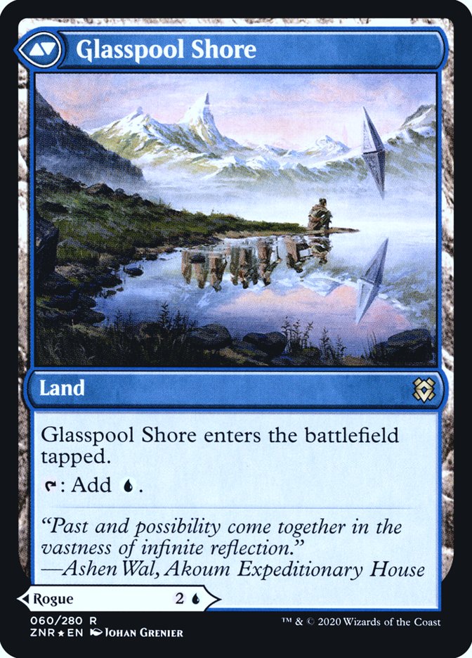 Glasspool Mimic // Glasspool Shore [Zendikar Rising Prerelease Promos] | Black Swamp Games