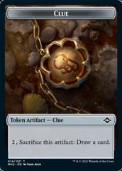 Clue (14) // Thopter Double-Sided Token [Modern Horizons 2 Tokens] | Black Swamp Games