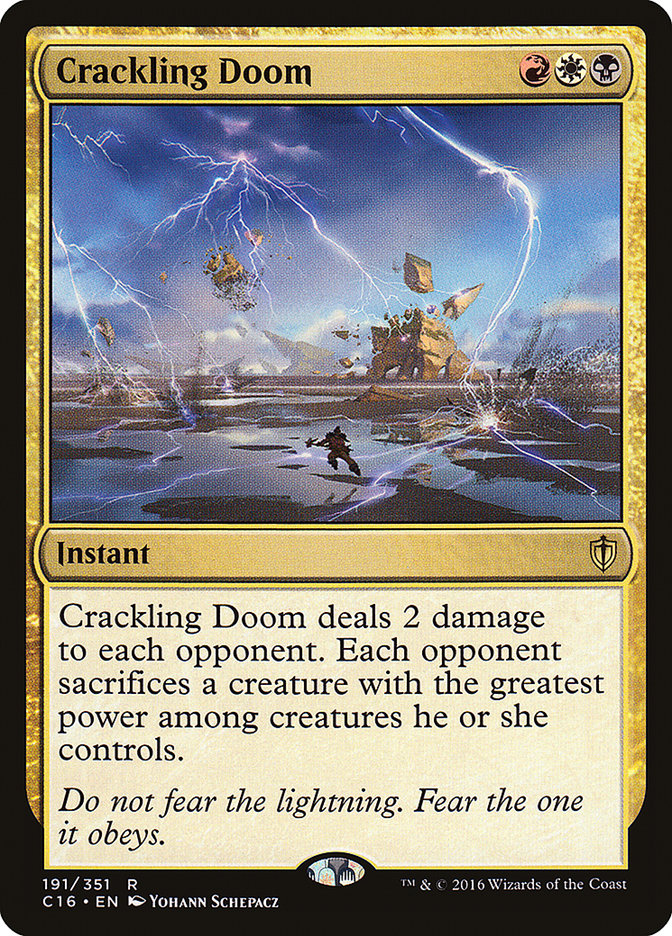 Crackling Doom [Commander 2016] | Black Swamp Games