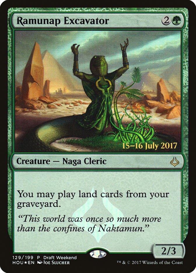 Ramunap Excavator (Draft Weekend) [Hour of Devastation Promos] | Black Swamp Games