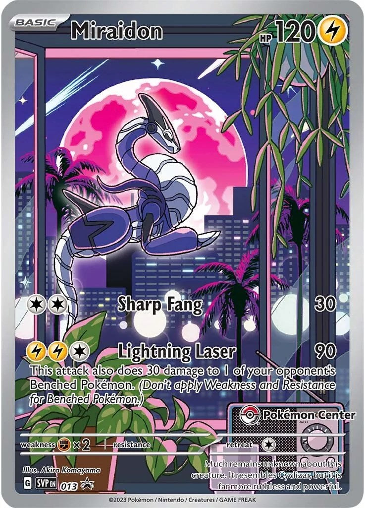 Miraidon (013) (Pokemon Center Exclusive) [Scarlet & Violet: Black Star Promos] | Black Swamp Games