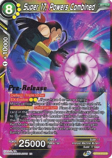 Super 17, Powers Combined (BT14-112) [Cross Spirits Prerelease Promos] | Black Swamp Games