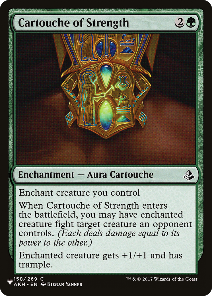 Cartouche of Strength [The List] | Black Swamp Games