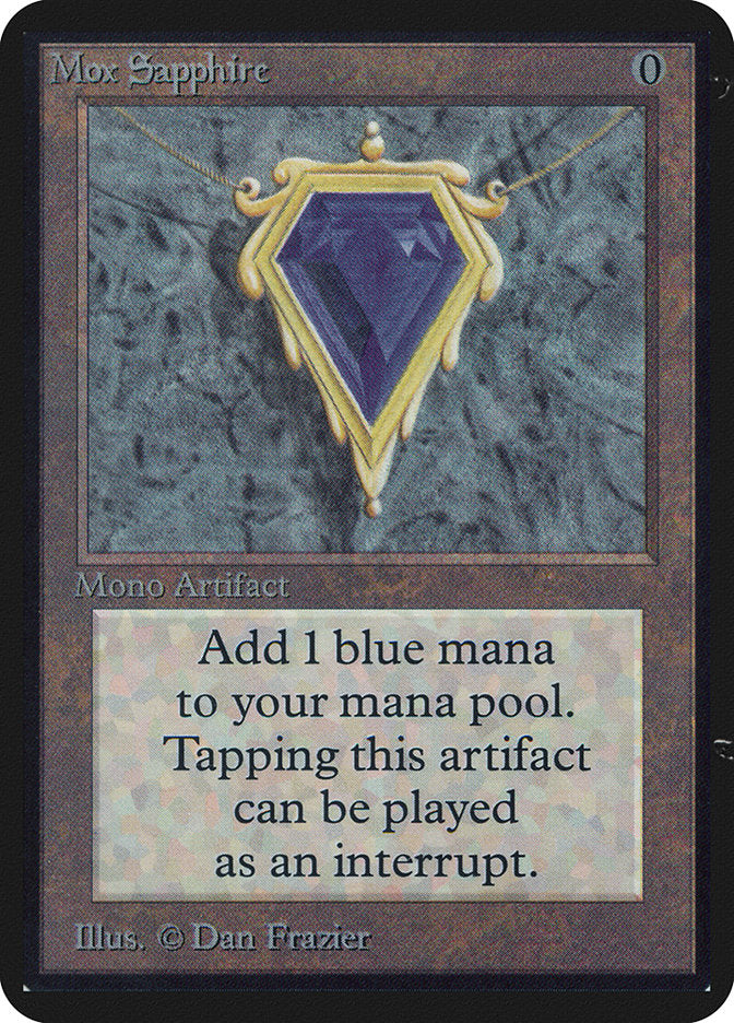 Mox Sapphire [Alpha Edition] | Black Swamp Games