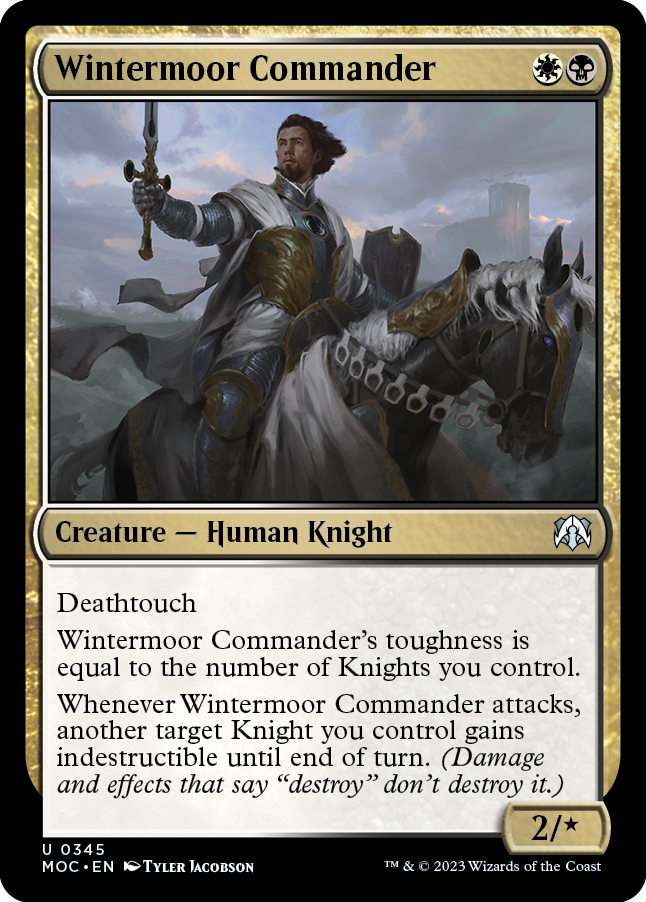 Wintermoor Commander [March of the Machine Commander] | Black Swamp Games
