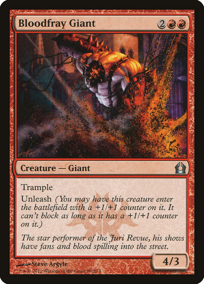 Bloodfray Giant [Return to Ravnica] | Black Swamp Games