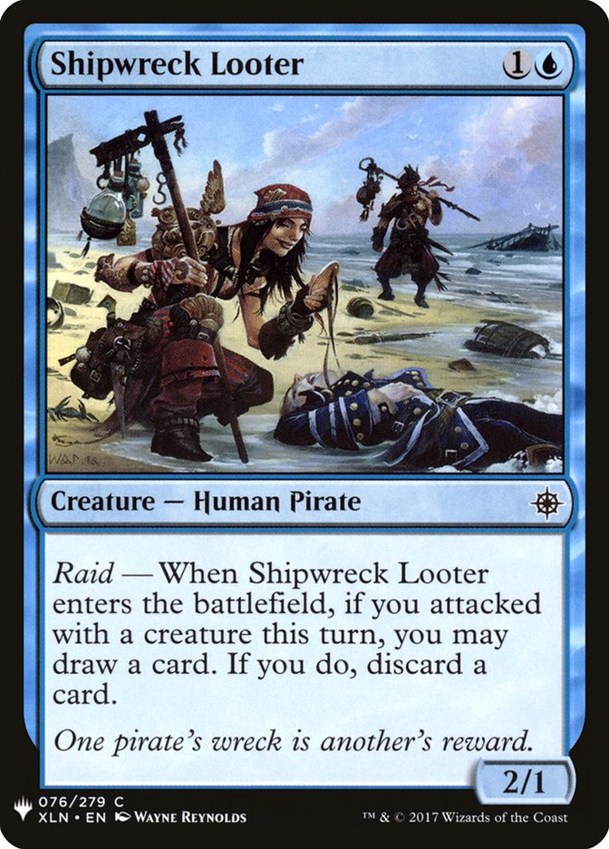 Shipwreck Looter [Mystery Booster] | Black Swamp Games