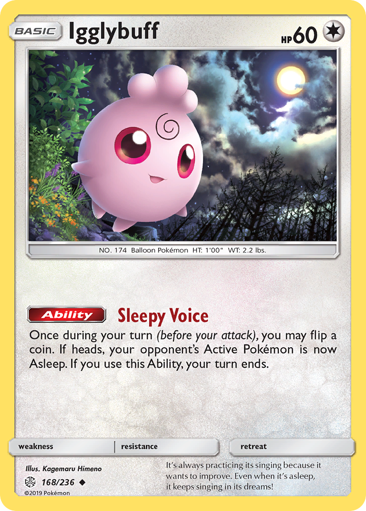 Igglybuff (168/236) [Sun & Moon: Cosmic Eclipse] | Black Swamp Games