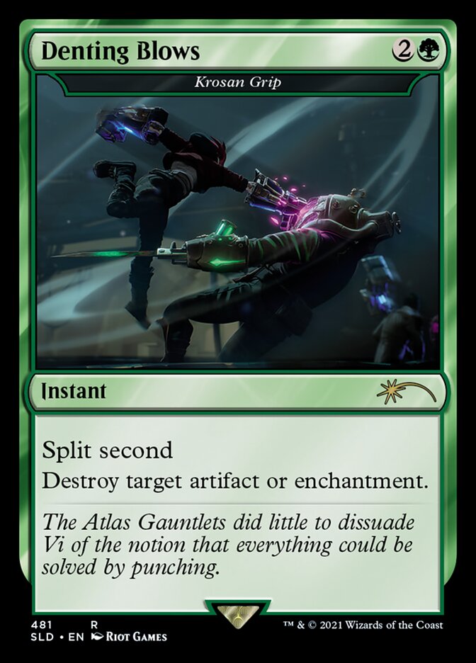 Krosan Grip - Denting Blows [Secret Lair Drop Series] | Black Swamp Games