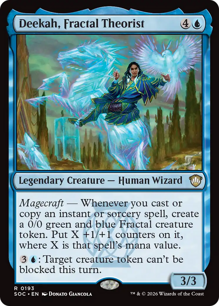 Deekah, Fractal Theorist [Secrets of Strixhaven Commander] | Black Swamp Games