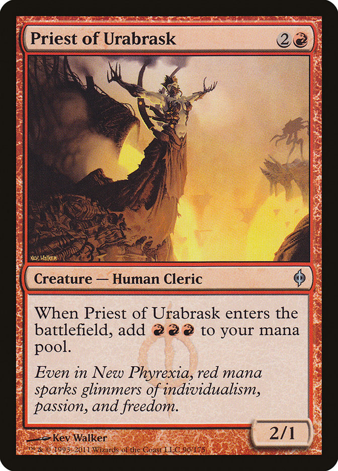 Priest of Urabrask [New Phyrexia] | Black Swamp Games