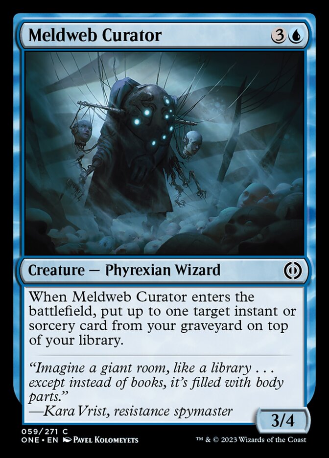 Meldweb Curator [Phyrexia: All Will Be One] | Black Swamp Games