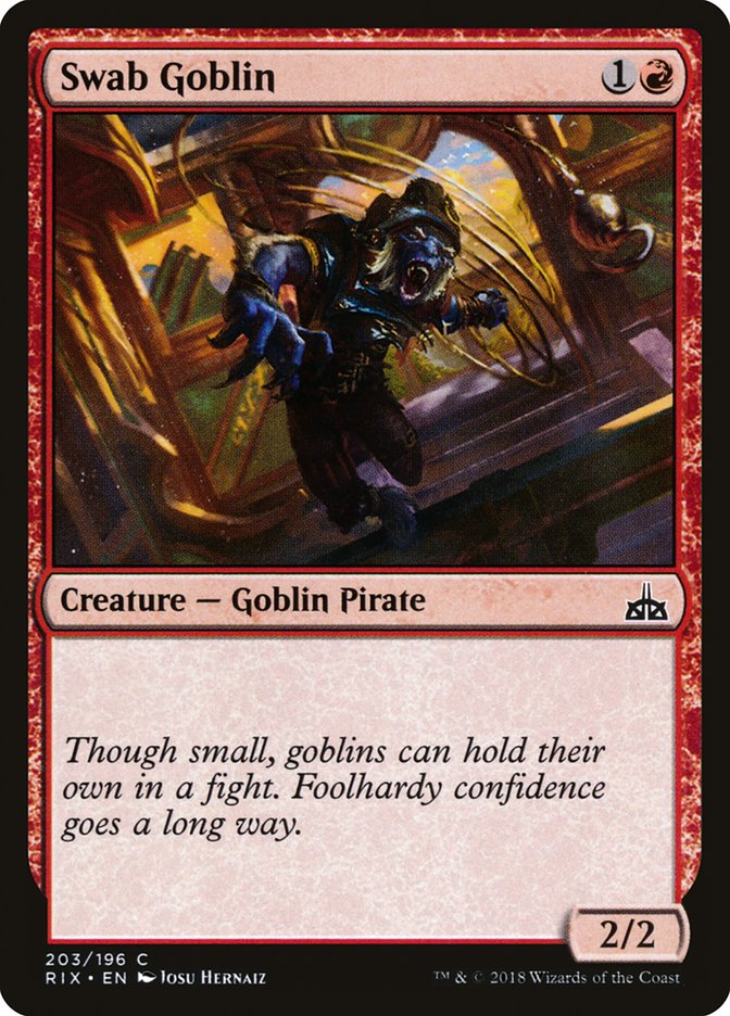 Swab Goblin [Rivals of Ixalan] | Black Swamp Games