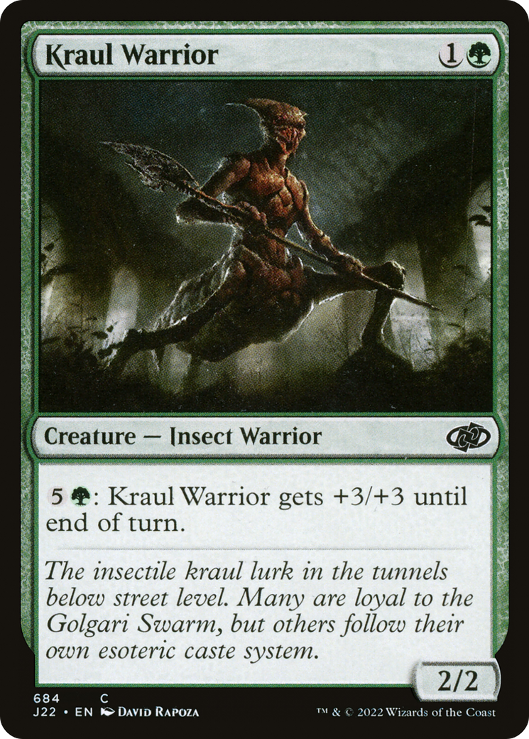 Kraul Warrior [Jumpstart 2022] | Black Swamp Games
