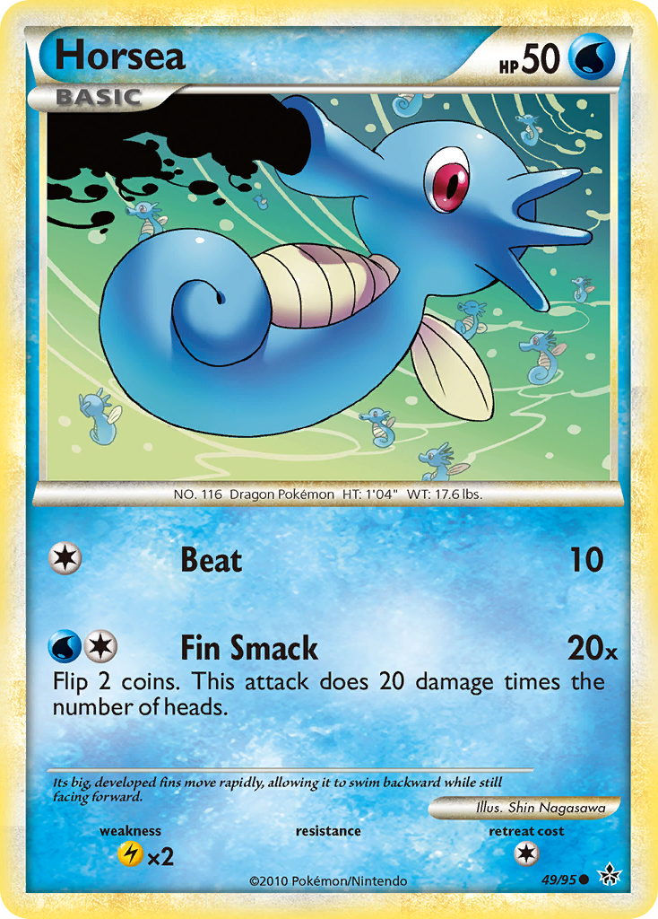 Horsea (49/95) [HeartGold & SoulSilver: Unleashed] | Black Swamp Games