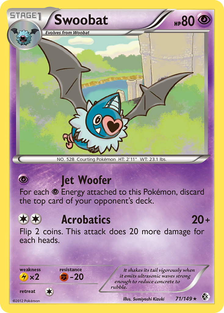 Swoobat (71/149) [Black & White: Boundaries Crossed] | Black Swamp Games