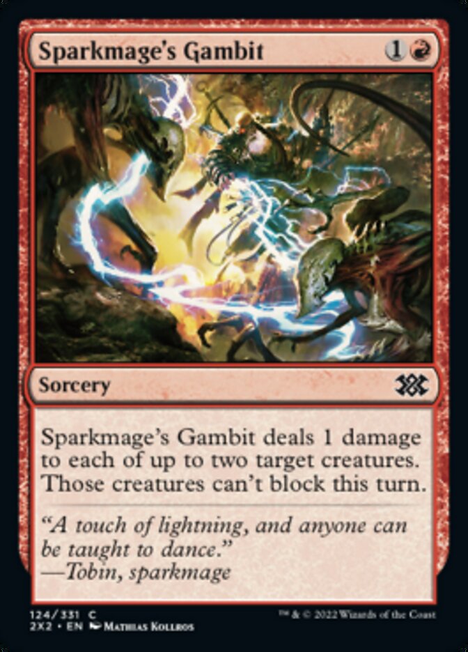 Sparkmage's Gambit [Double Masters 2022] | Black Swamp Games