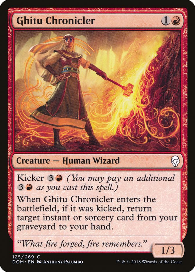 Ghitu Chronicler [Dominaria] | Black Swamp Games