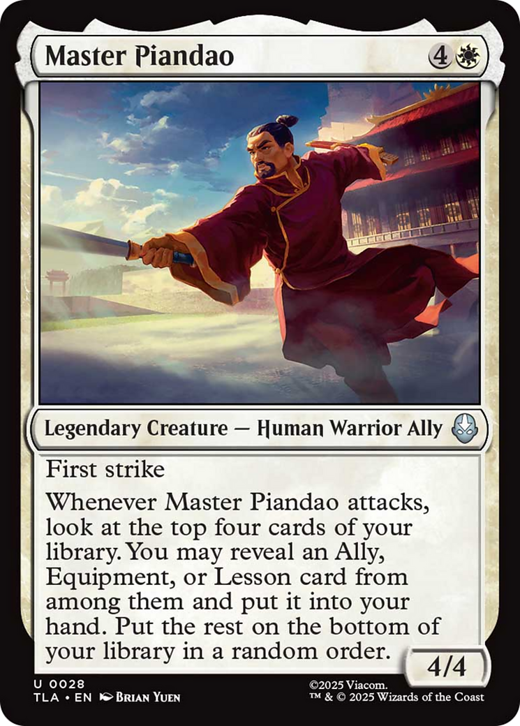 Master Piandao [Avatar: The Last Airbender] | Black Swamp Games