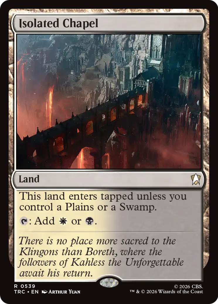 Isolated Chapel (Surge Foil) [Star Trek Commander] | Black Swamp Games