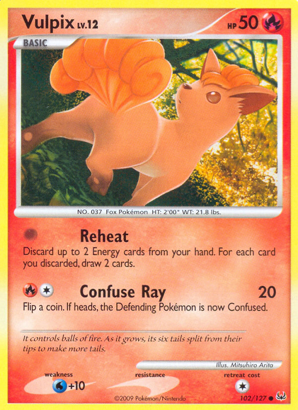 Vulpix (102/127) [Platinum: Base Set] | Black Swamp Games