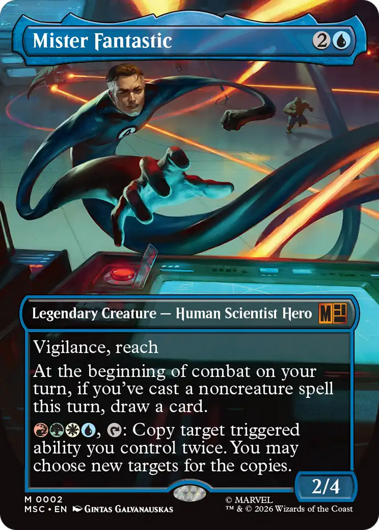 Mister Fantastic (Borderless) [Marvel Super Heroes Commander] | Black Swamp Games