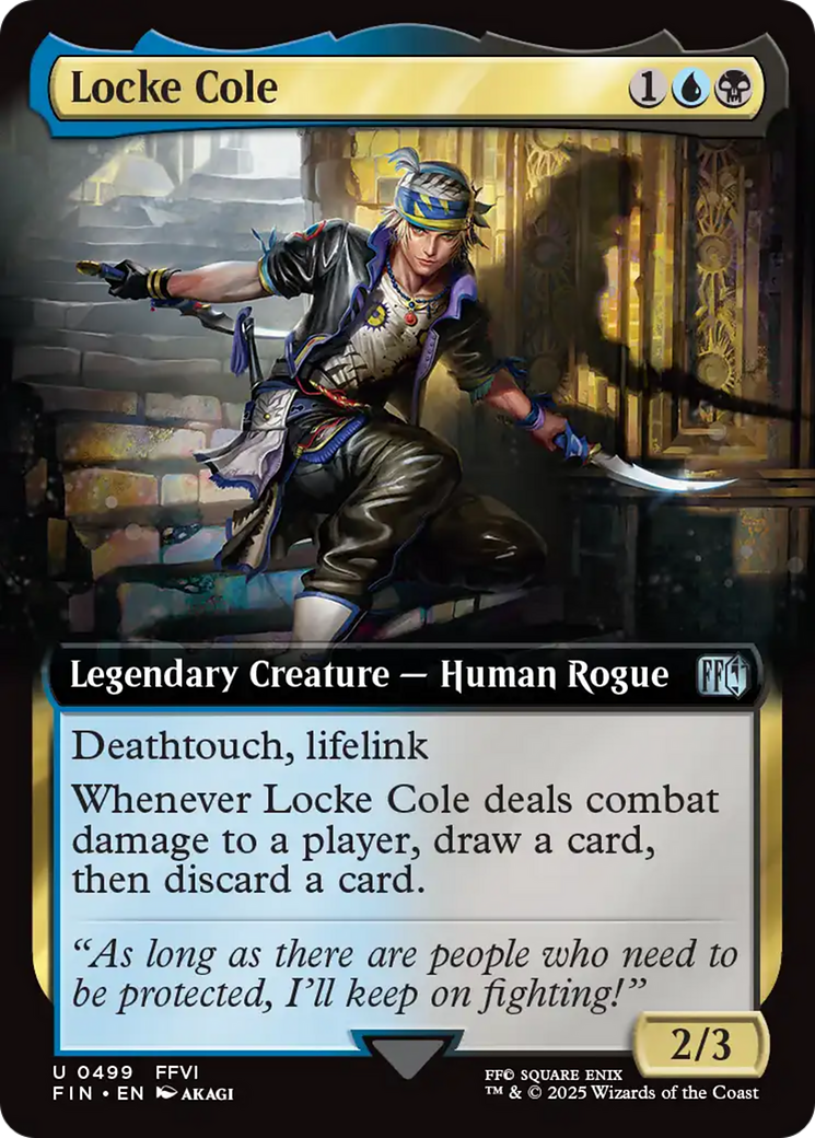 Locke Cole (Extended Art) [FINAL FANTASY] | Black Swamp Games
