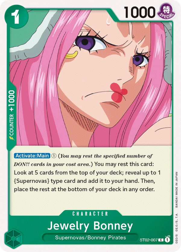 Jewelry Bonney [Starter Deck: Worst Generation] | Black Swamp Games