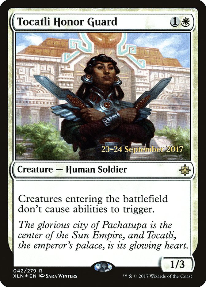 Tocatli Honor Guard [Ixalan Prerelease Promos] | Black Swamp Games