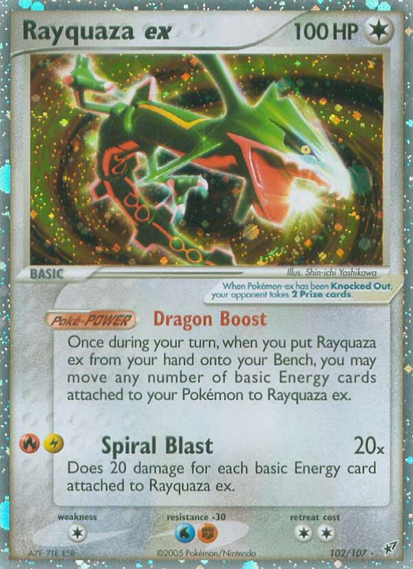 Rayquaza ex (102/107) [EX: Deoxys] | Black Swamp Games