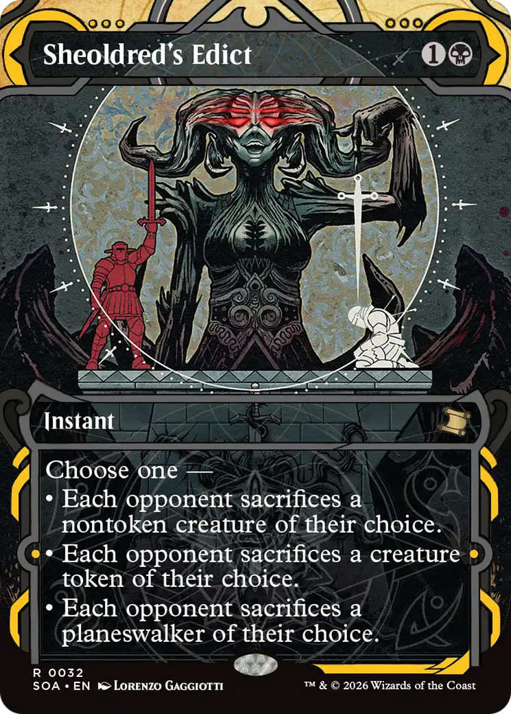 Sheoldred's Edict [Secrets of Strixhaven: Mystical Archive] | Black Swamp Games