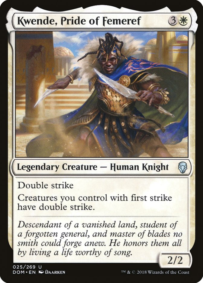 Kwende, Pride of Femeref [Dominaria] | Black Swamp Games