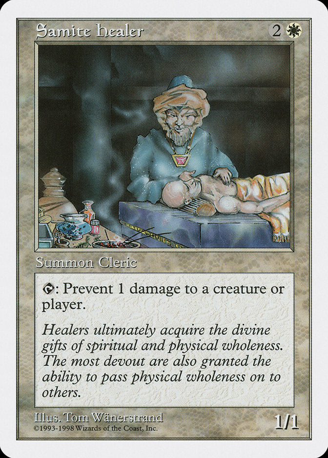 Samite Healer [Anthologies] | Black Swamp Games