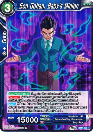 Son Gohan, Baby's Minion (BT11-035) [Vermilion Bloodline] | Black Swamp Games