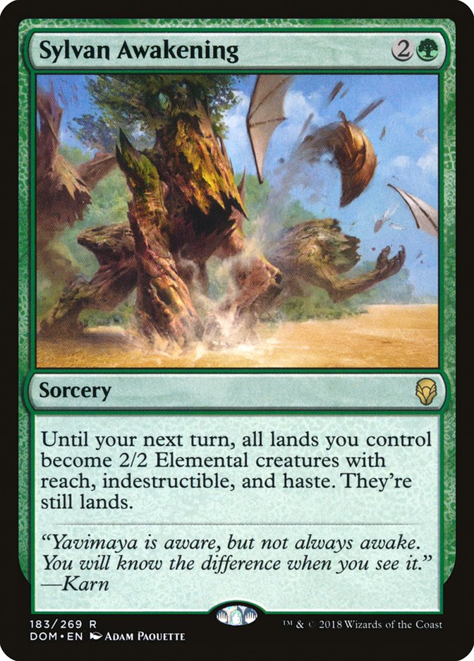 Sylvan Awakening [Dominaria] | Black Swamp Games