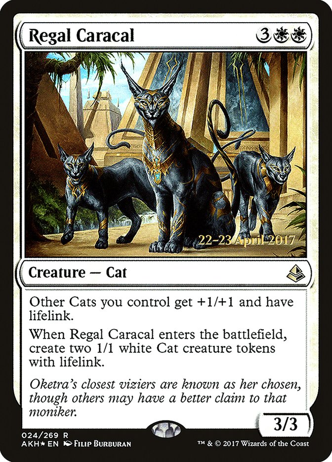 Regal Caracal [Amonkhet Prerelease Promos] | Black Swamp Games