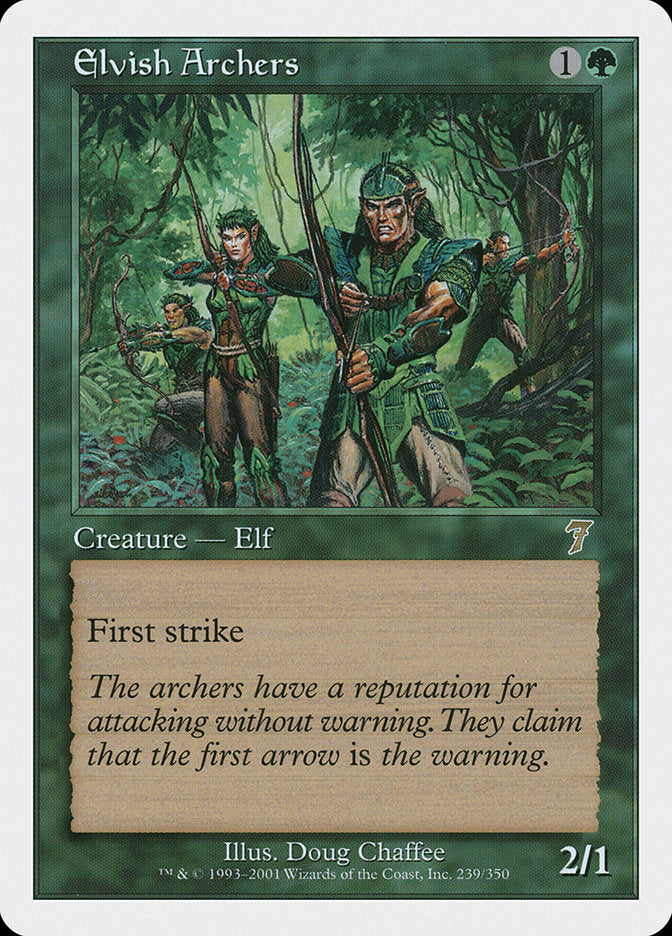 Elvish Archers [Seventh Edition] | Black Swamp Games