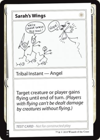 Sarah's Wings (2021 Edition) [Mystery Booster Playtest Cards] | Black Swamp Games