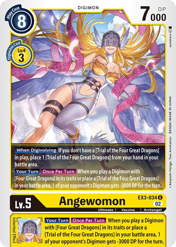 Angewomon [EX3-034] [Draconic Roar] | Black Swamp Games