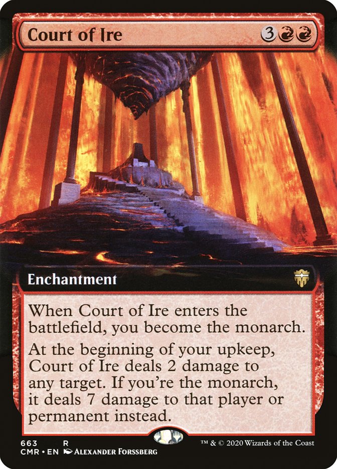 Court of Ire (Extended Art) [Commander Legends] | Black Swamp Games