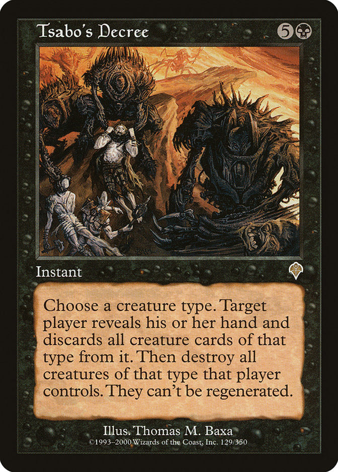 Tsabo's Decree [Invasion] | Black Swamp Games
