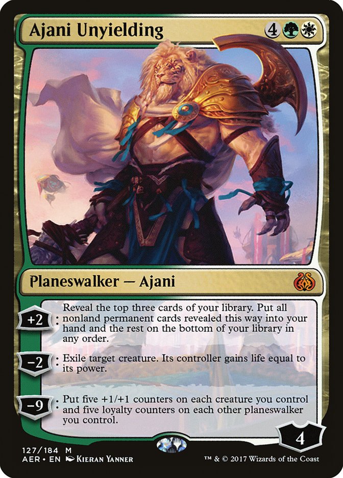 Ajani Unyielding [Aether Revolt] | Black Swamp Games