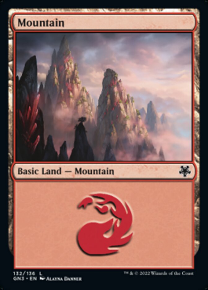 Mountain (132) [Game Night: Free-for-All] | Black Swamp Games