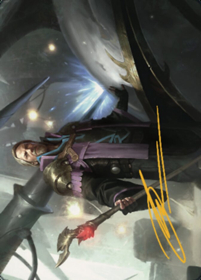 Urza, Prince of Kroog Art Card (Gold-Stamped Signature) [The Brothers' War Art Series] | Black Swamp Games