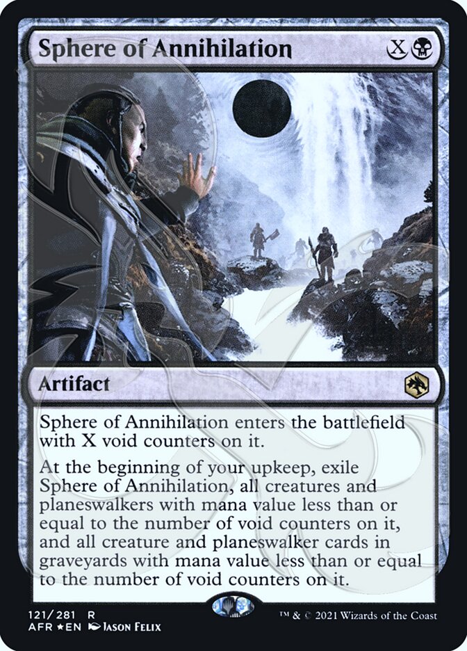 Sphere of Annihilation (Ampersand Promo) [Dungeons & Dragons: Adventures in the Forgotten Realms Promos] | Black Swamp Games