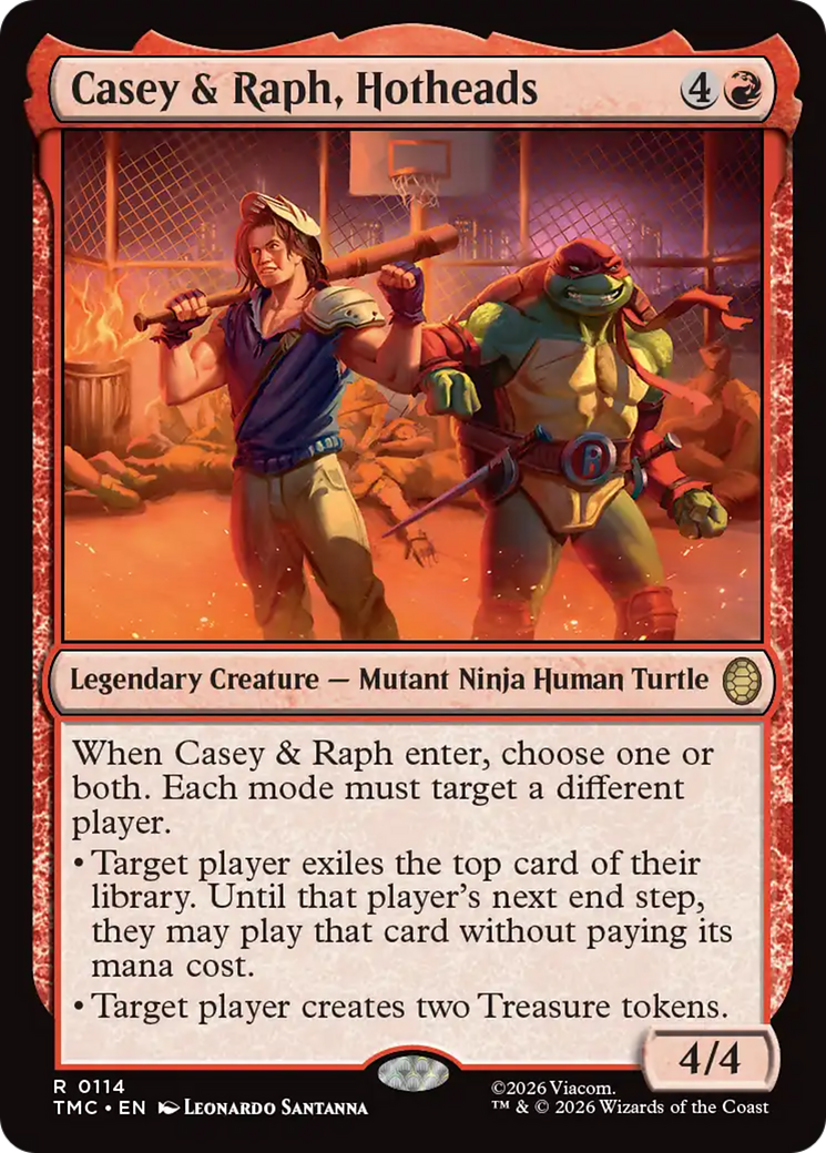 Casey & Raph, Hotheads [Teenage Mutant Ninja Turtles Commander] | Black Swamp Games