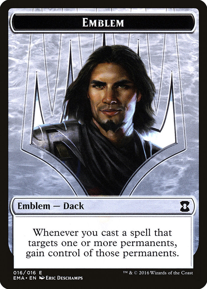 Dack Fayden Emblem [Eternal Masters Tokens] | Black Swamp Games