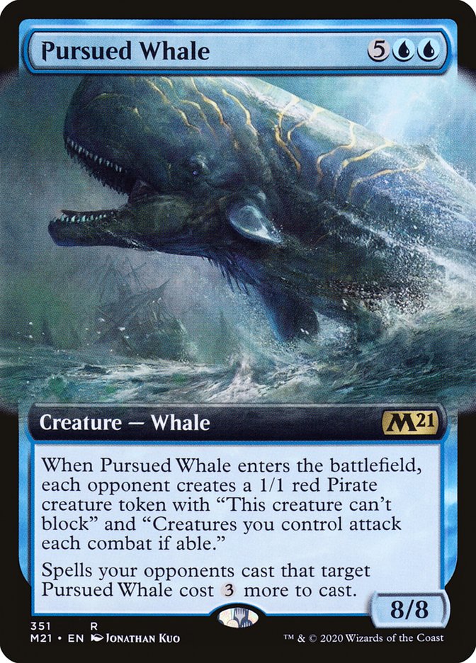 Pursued Whale (Extended Art) [Core Set 2021] | Black Swamp Games