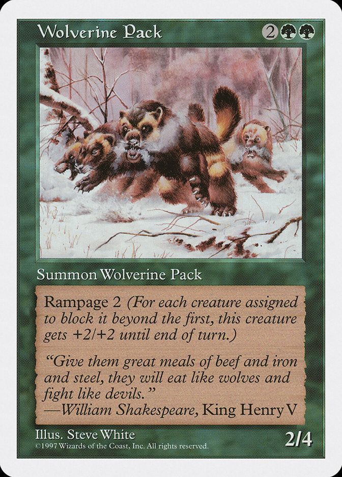Wolverine Pack [Fifth Edition] | Black Swamp Games