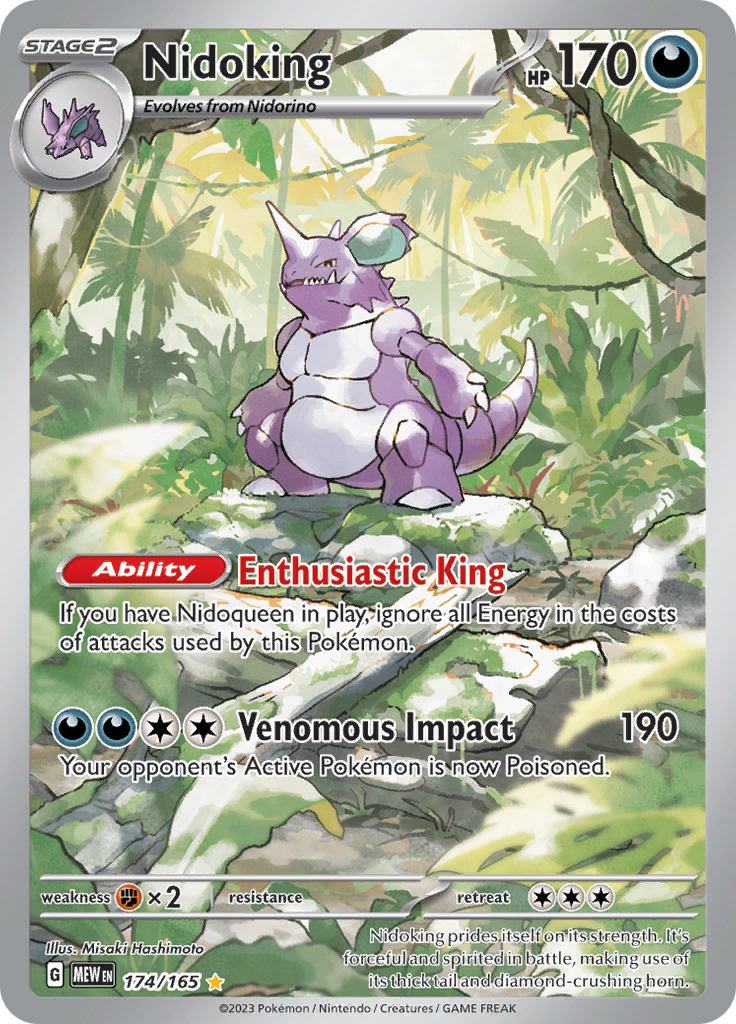 Nidoking (174/165) [Scarlet & Violet: 151] | Black Swamp Games